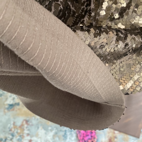 MODA Bronze Sequin Sweater Dress - Picture 7 of 7